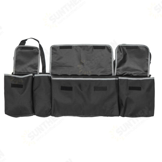 Outdoor Travel Car Seat Back Storage Bag Hanging Pack Pouch Rear Trunk Organizer