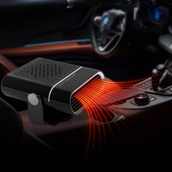 Portable Car Heater Fast Heating Fan 360 Degree Rotary Winter Defroster Demisting Air Purification 12V/24V 150W/260W