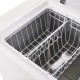 5 cu.ft Mini Freezer Removable Storage Basket 7 Temperature Settings Freezing Machine for RV Travel Kitchen Bar