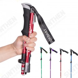 130CM Long Folding Walking Sticks Outdoor Trekking Poles EVA Handle Portable Hiking Antishock Aluminum Alloy Hiking Poles 130CM Long Folding Walking Sticks Outdoor Trekking Poles EVA Handle Portable Hiking Antishock Aluminum Alloy Hiking Poles