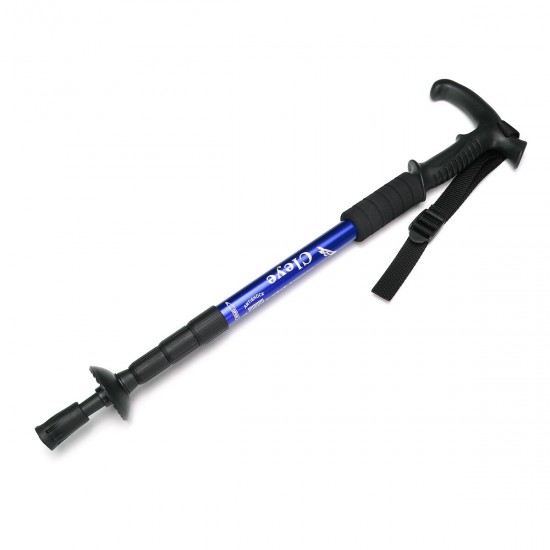 4 Section Trail Poles Stick Anti-slip Ultralight Adjustable Portable Trekking Sticks For Hiking Walking Backpacking