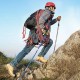 115/135cm 5 Sections Trekking Pole Aluminum Alloy Outdoor Sports Climbing Hiling Stick