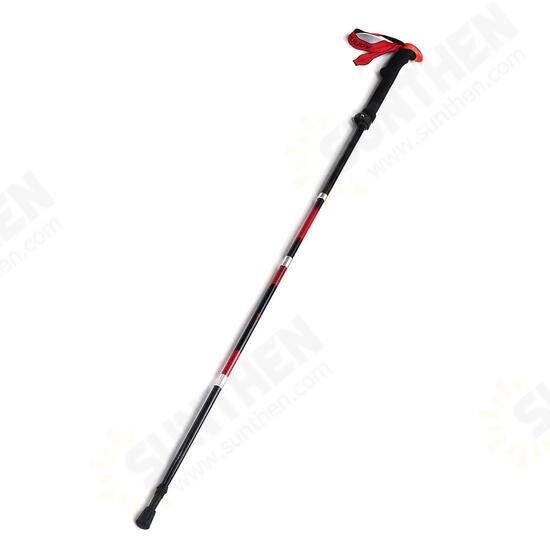 5 Sections Ultralight Carbon Non-slip Trekking Pole Outdoor Hiking Climbing Cane Walking Stick