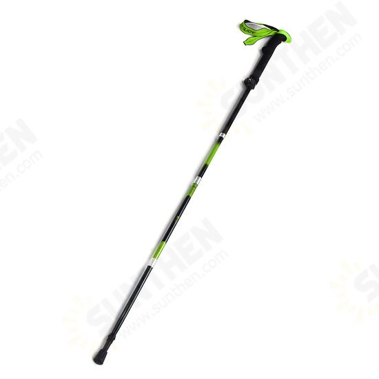 5 Sections Ultralight Carbon Non-slip Trekking Pole Outdoor Hiking Climbing Cane Walking Stick