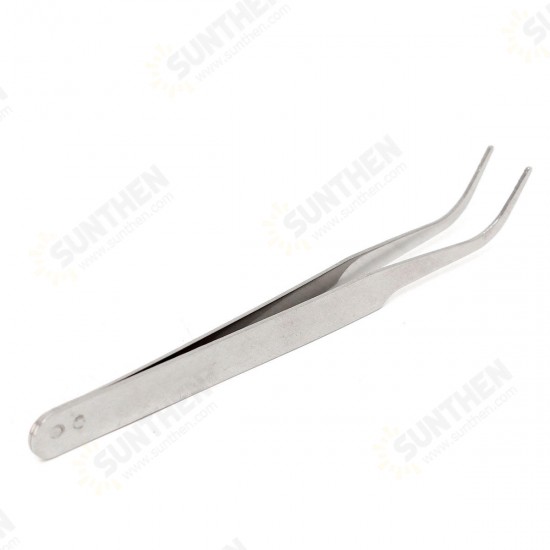 100mm Stainless Steel High-Precision Elbow Tweezers DIY Tool