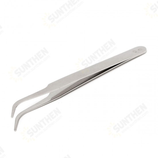 100mm Stainless Steel High-Precision Elbow Tweezers DIY Tool