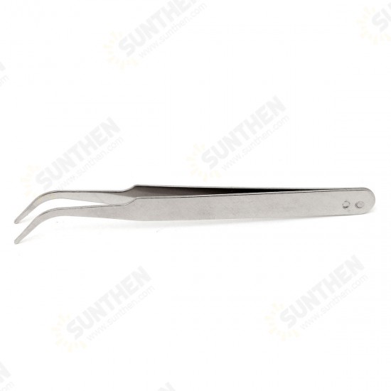 100mm Stainless Steel High-Precision Elbow Tweezers DIY Tool