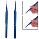 1PCS Anti-magnetic Titanium Microsurgical Straight Curved Tweezer Anti-corrosion With 0.15mm