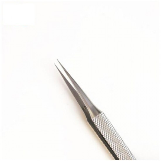 1PCS Anti-magnetic Titanium Microsurgical Straight Curved Tweezer Anti-corrosion With 0.15mm