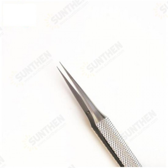 1PCS Anti-magnetic Titanium Microsurgical Straight Curved Tweezer Anti-corrosion With 0.15mm