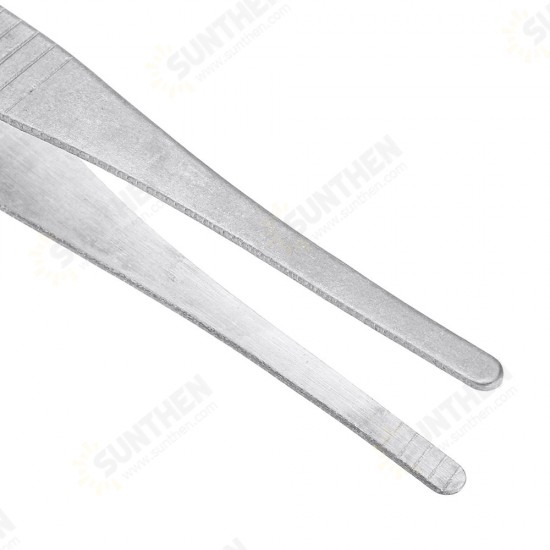 3 In 1 Stainless Steel Tweezer Straight/Flat/Elbow Head Tweezer