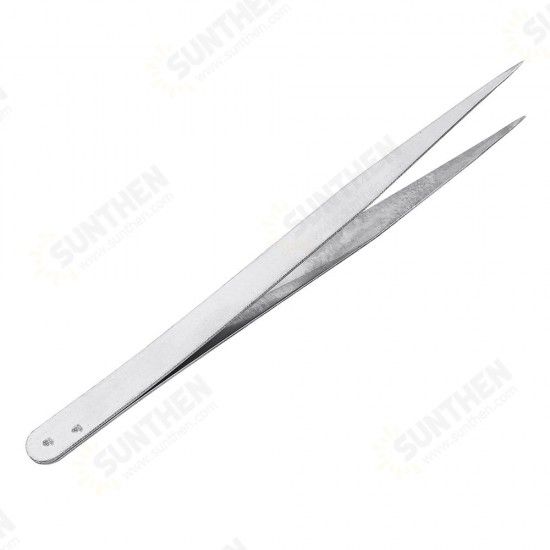 3 In 1 Stainless Steel Tweezer Straight/Flat/Elbow Head Tweezer