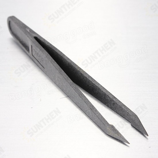 6pcs Straight Bend Anti-static Tweezer Heat Resistant Repair Tool