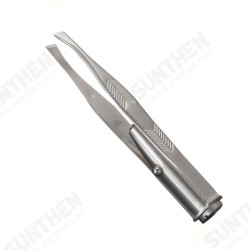 Eyebrow Hair Removal LED Eyebrow Tweezer Portable Stainless Steel Eyebrow Clip With Light Makeup Tools Eyebrow Hair Removal LED Eyebrow Tweezer Portable Stainless Steel Eyebrow Clip With Light Makeup Tools