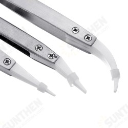 Heat Resistant Anti-static Stainless Steel Ceramic Tweezer Heat Resistant Anti-static Stainless Steel Ceramic Tweezer