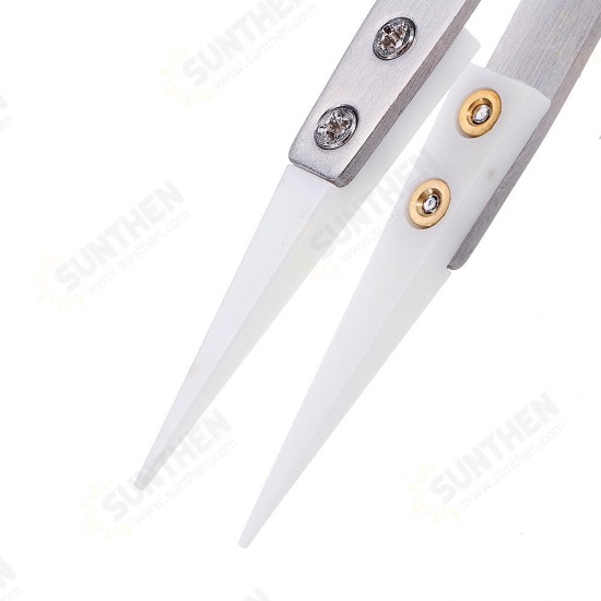 Heat Resistant Anti-static Stainless Steel Ceramic Tweezer