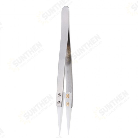 Heat Resistant Anti-static Stainless Steel Ceramic Tweezer