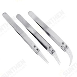 Heat Resistant Anti-static Stainless Steel Ceramic Tweezer Heat Resistant Anti-static Stainless Steel Ceramic Tweezer
