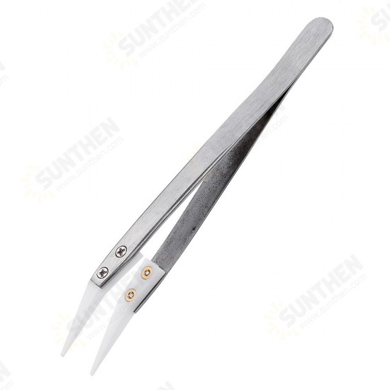 Heat Resistant Anti-static Stainless Steel Ceramic Tweezer