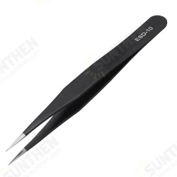 Stainless Steel Anti-static Curved Straight Tip Forceps Precision Soldering Tweezer ESD Tweezers Tool ESD-10/ESD-11/ESD-12/ESD-13/ESD-14/ESD-15 Stainless Steel Anti-static Curved Straight Tip Forceps Precision Soldering Tweezer ESD Tweezers Tool ESD-10/ESD-11/ESD-12/ESD-13/ESD-14/ESD-15
