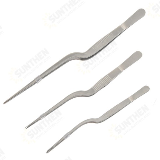 Stainless Steel PrecisIion Bending Forceps Tweezer 14cm 16cm 20cm