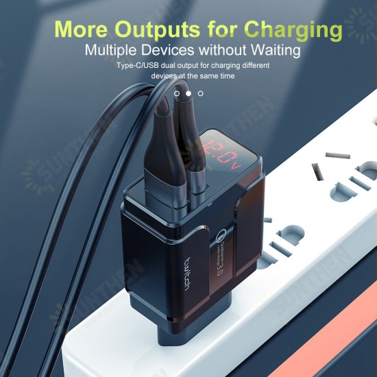 18W Dual Port USB Charger QC3.0 Quick Charge Wall Charger Adapter With EU Plug US Plug UK Plug For iPhone 11 SE 2020 For Huawei