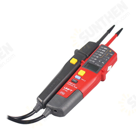 UT18C 0~690V AC DC Voltage Testers LCD Display Auto Range IP65 Waterproof Meter No Power Test Function