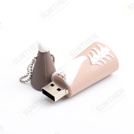 2 PCS 32G USB2.0 Flash Drive Pendrive Cartoon Santa Claus Memory Stick USB Disk Thumb Drive Christmas Gift 4G 8G 16G