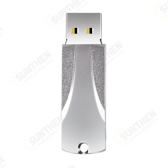 64GB 128GB USB2.0 Drive 360° Rotation Thumb Drive Metal High Speed USB Disk Pendrive