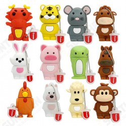 64GB USB2.0 Flash Drive Lovely Cartoon Comic Animals Model Pen Drive Memory Stick Gift 64GB USB2.0 Flash Drive Lovely Cartoon Comic Animals Model Pen Drive Memory Stick Gift