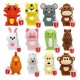 64GB USB2.0 Flash Drive Lovely Cartoon Comic Animals Model Pen Drive Memory Stick Gift