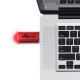10Pcs 128MB USB 2.0 Flash Drive Candy Red Color Memory Pen Storage Thumb U Disk