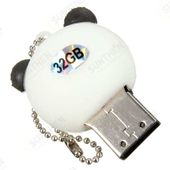 Cute Panda USB2.0 Flash Drives U Stick Storage Pen Drive for USB PC Notebook