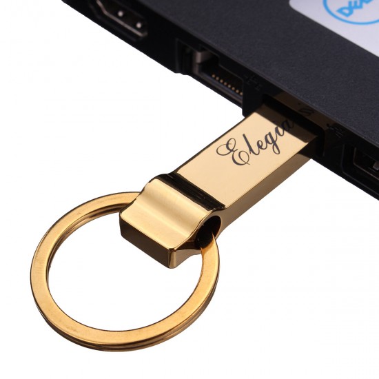 U90 Golden USB Flash Drive 16G 32G USB3.0 Thumbdrive Waterproof Metal Pendrive