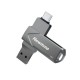UT05 Type-C & USB3.1 USB Flash Drive High Speed 256G 128G 64G Dual Interface 500MB/s U Disk for Mobile Phone Computer