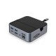9 in 1 Type-C Docking Station USB3.0*2 PD100W 1080P VGA 4K@30Hz HDMI RJ45 3.5mm Audio Support SD/TF Card Reader Slot USB-C Hub Splitter Adaptor Charging Bracket