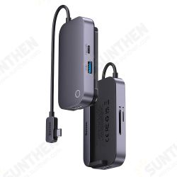 6 in 1 Type-C Docking Station USB3.0 PD100W 4K@30Hz HDMI 3.5mm Audio 6 in 1 Type-C Docking Station USB3.0 PD100W 4K@30Hz HDMI 3.5mm Audio