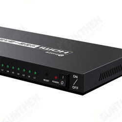 ZH118 1 in 8 out HDMI-compatibility Splitter 4K/30Hz Resolution 5V Power Supply for Mac Windows PC Laptop ZH118 1 in 8 out HDMI-compatibility Splitter 4K/30Hz Resolution 5V Power Supply for Mac Windows PC Laptop