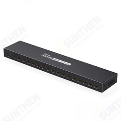 ZH119 1 in 16 out HDMI-compatibility Splitter 4K/30Hz Resolution 5V Power Supply for Mac Windows PC Laptop ZH119 1 in 16 out HDMI-compatibility Splitter 4K/30Hz Resolution 5V Power Supply for Mac Windows PC Laptop
