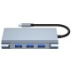 7 in 1 Type-C Docking Station USB-C Hub Adapter with USB3.0 USB-C PD 87W 4K HDMI-Compatible 1080P VGA RJ45 Gigabit LAN Ethernet