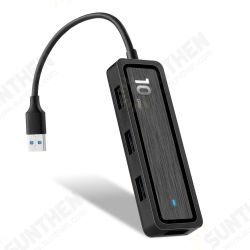 6 in 1 USB Hub 4-Port USB3.1 Gen 2 Expander with SD/ TF Adapter Laptop Docking Station