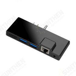 SGO773 Surface GO Hub USB 3.0 Hubs 4K Video HD 1000Mbps RJ45 LAN Surface GO Adapter with 3.5mm Audio Port SGO773 Surface GO Hub USB 3.0 Hubs 4K Video HD 1000Mbps RJ45 LAN Surface GO Adapter with 3.5mm Audio Port