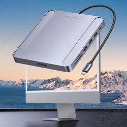 CM522 all-in-one Docking Station 7-in-1 USB-C Hub SD/TF Card Slot Network Port for iMac Laptop Tablet CM522 all-in-one Docking Station 7-in-1 USB-C Hub SD/TF Card Slot Network Port for iMac Laptop Tablet