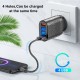4-Port USB QC3.0 Charger Fast Charging Wall Charger Adapter EU Plug For iPhone DOOGEE OnePlusXiaomi MI10