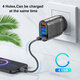 4-Port USB QC3.0 Charger Fast Charging Wall Charger Adapter EU Plug For iPhone DOOGEE OnePlusXiaomi MI10