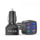 75W 6-Ports Car Charger Adapter Quick Charge 3.0 For iPhone 13 Pro Max For Xiaomi 12 For Samsung Galaxy S21 5G