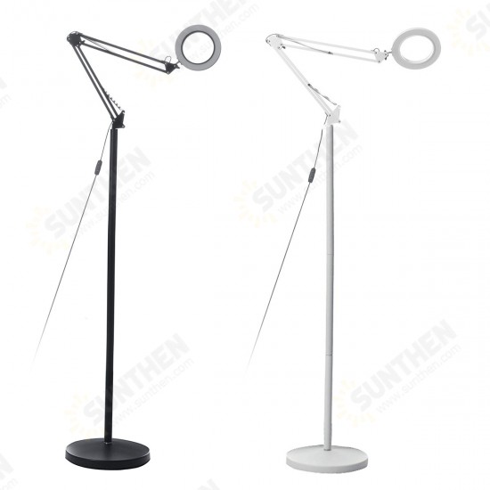 12W Modern Dimmable LED Floor Lamp Light Standing Craft Reading Lamps Adjustable