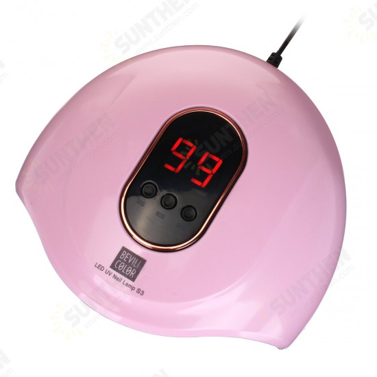 18LEDs Automatic Infrared Sensor Nail Lamp Digital Display Timing Nail Phototherapy Light High Power Nail Dryer