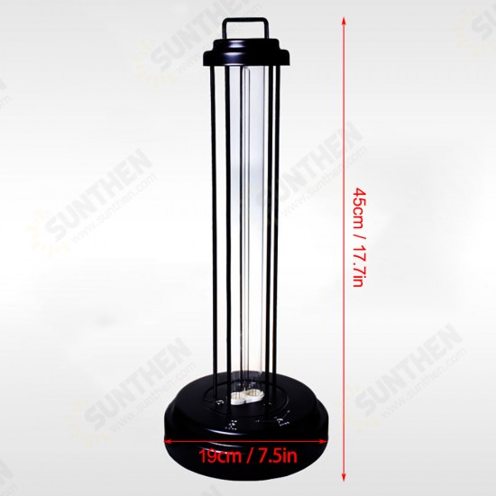 220V/110V 60W UV Sterilizer Lamp Removable Disinfection Lamp Timer Remote Control Germicidal Ozone Lamp