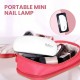 mini phototherapy lamp 6pcs nail glue set